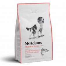 McAdams Dog Food Free Range Chicken & Salmon Medium Breed 5kg