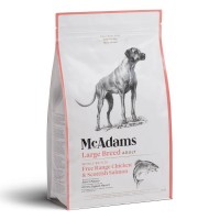 McAdams Dog Free Range Chicken & Salmon Large Breed Dry Food 2kg