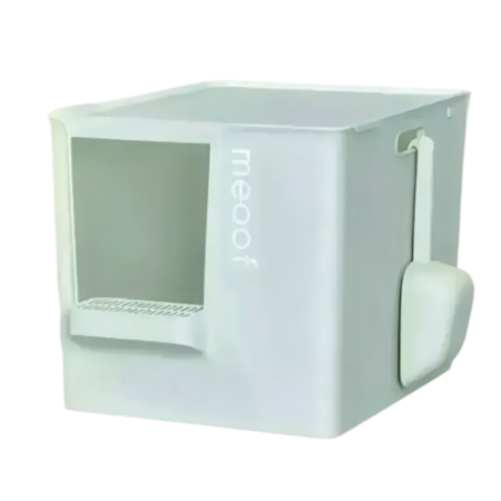 Meoof Cat Litter Box Great House Green
