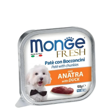 Monge Dog Food Pate with Chunkies Duck 100g