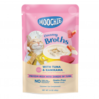 Moochie Cat Pouch Creamy Broth Tuna & Kanikama 40gx12