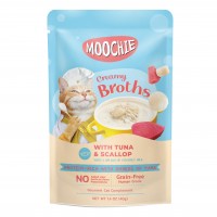 Moochie Cat Pouch Creamy Broth Tuna & Scallop 40gx16