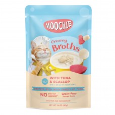 Moochie Cat Pouch Creamy Broth Tuna & Scallop 40g