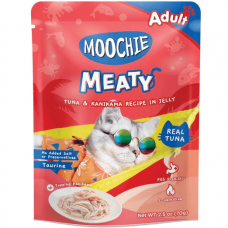 Moochie Cat Pouch Meaty Tuna & Kanikama In Jelly 70g