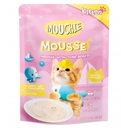 Moochie Cat Pouch Mousse Tuna Bonito 70g