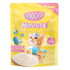 Moochie Cat Pouch Mousse Tuna Topping Calamari 70g