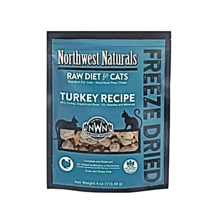 Northwest Cat Freeze Dried Raw Diet Turkey 11oz