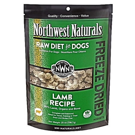 Northwest Dog Freeze Dried Raw Diet Lamb 25oz