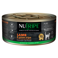 Nutripe Cat Wet Food Pure Green Tripe Lamb 95g (6 cans)