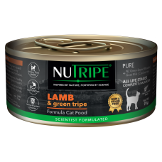 Nutripe Cat Wet Food Pure Green Tripe Lamb 95g
