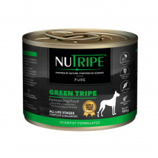 Nutripe Dog Wet Food Pure Green Tripe Formula 185g