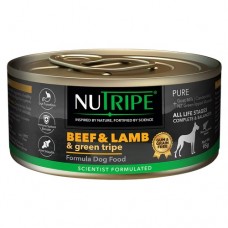 Nutripe Dog Wet Food Pure Green Tripe Beef & Lamb 95g 