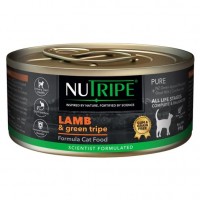 Nutripe Pure Grain and Gum Free Lamb and Green Tripe Dog Wet Food 95g Carton (6 Cans)
