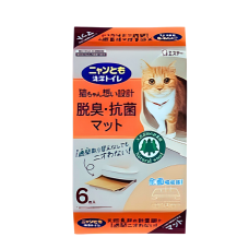 NyanTomo Deodorizing Antibacterial Mat 6pcs