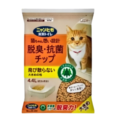 NyanTomo Litter Natural Wood Large Grains 4.4L