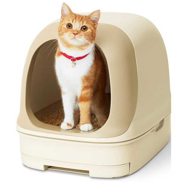 NyanTomo Clean Toilet Dome Set Beige