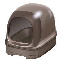 NyanTomo Clean Toilet Dome Set Brown