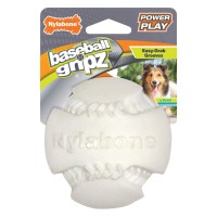 Nylabone Dog Toy Power Play Gripz Baseball
