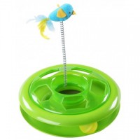 Pawise Kitty Roundabout Cat Toys Green