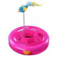 Pawise Kitty Roundabout Cat Toys Pink