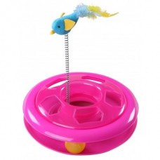 Pawise Kitty Roundabout Cat Toys Pink