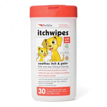 Petkin Itchwipes 30s For Dogs & Cats