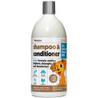 Petkin Vanilla Coconut Shampoo and Conditioner For Dogs & Cats 1L
