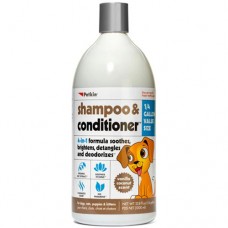 Petkin Vanilla Coconut Shampoo and Conditioner For Dogs & Cats 1L