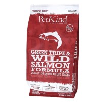 Petkind Green Tripe & Wild Salmon Formula Dog Dry Food 25lb