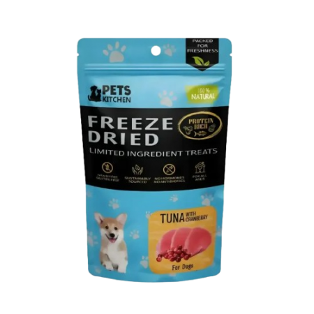 Pets Kitchen Dog Treat Freeze-Dried Tuna w/Cranberry 40g