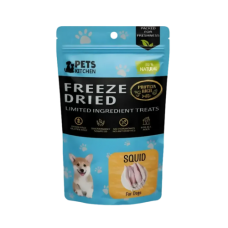Pets Kitchen Dog Treat Freeze-Dried Whole Squid 40g 