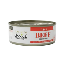 Platinum Choice Dog Pate Beef, Cheese & Vegetable 125g x24
