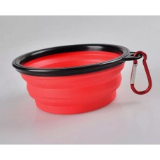 Plouffe Collapsible Silicon Bowl Red