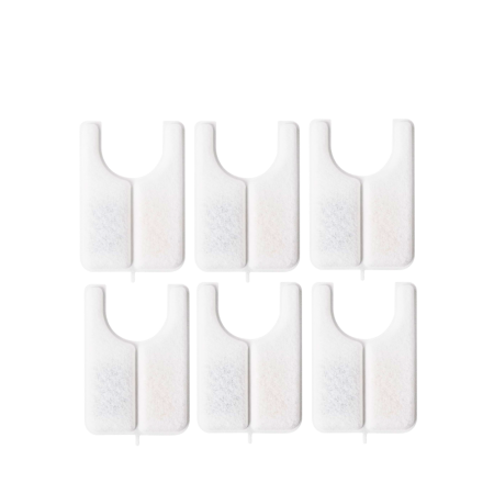 Plouffe Pet Water Fountain Ceramic Water Dispenser Filter (6 pcs)