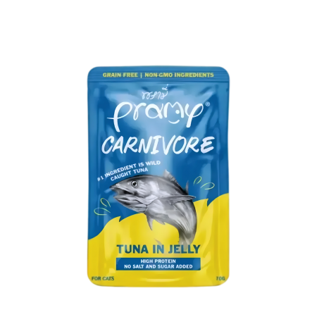 Pramy Cat Pouch Carnivore Tuna in Jelly 70g