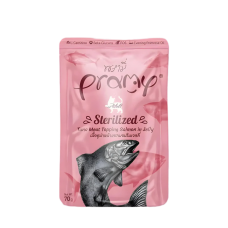 Pramy Cat Jelly Pouch Sterilized Tuna w/Salmon 70g