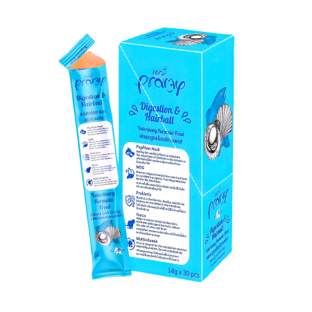 Pramy Cat Treat Digestive & Hairball Booster 14g x 30pcs