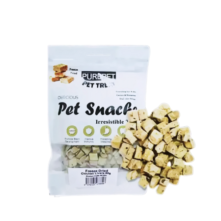 Purepet Cat Treat Freeze Dried Chicken Liver 60g