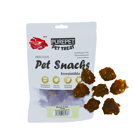 Purepet Dog Treat Beef Cuts 100g