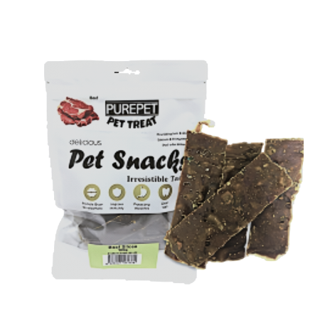 Purepet Dog Treat Beef Slice 100g