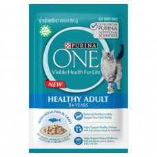 Purina One Cat Wet Food Pouch Healthy Adult 70g