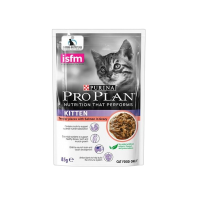 Purina Pro Plan Pouch Kitten Salmon in Gravy 85g (12 Packs)