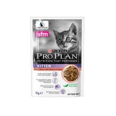 Purina Pro Plan Pouch Kitten Formula Salmon in Gravy 85gx12