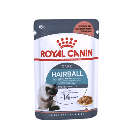 Royal Canin Cat Gravy Pouch Hairball Care Adult 85g x12