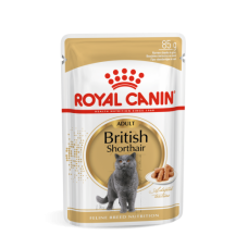 Royal Canin Cat Pouch in Gravy British Shorthair Adult 85g x12 Royal Canin Cat Pouch in Gravy British Shorthair Adult 85g x12