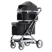 Rubeku Pet Stroller (822) Black