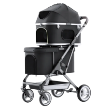 Rubeku Pet Stroller (822) Black Rubeku Pet Stroller (822) Black