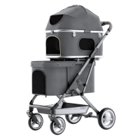 Rubeku Pet Stroller (822) Grey Rubeku Pet Stroller (822) Grey