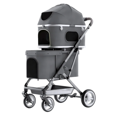Rubeku Pet Stroller (822) Grey