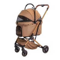 Rubeku Pet Stroller (D01) Brown Rubeku Pet Stroller (D01) Brown